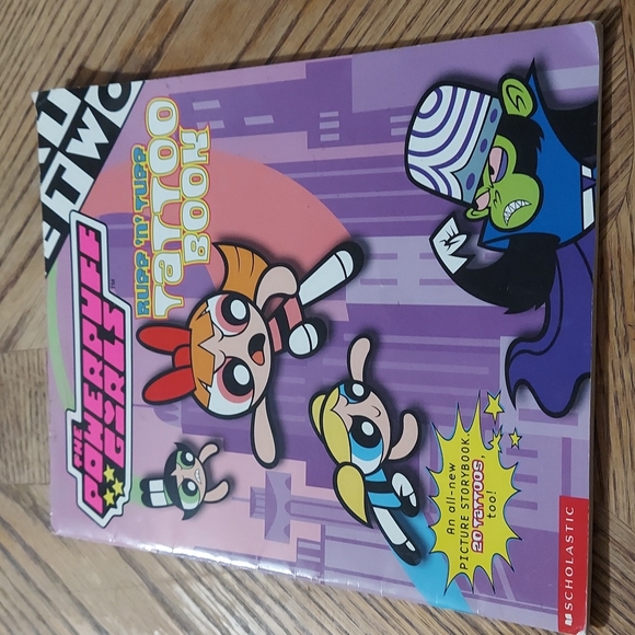 The Powerpuff Girls Ruff'n'Tuff Tattoo Book - Picture 1 of 12